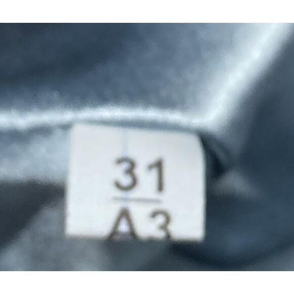 Prada Triangle Top Handle Pouch Bag Crystal Embellished Satin Mini Blue - Picture 6 of 6